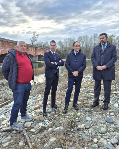 Sopralluogo al ponte-canale Cavour sulla Dora Baltea