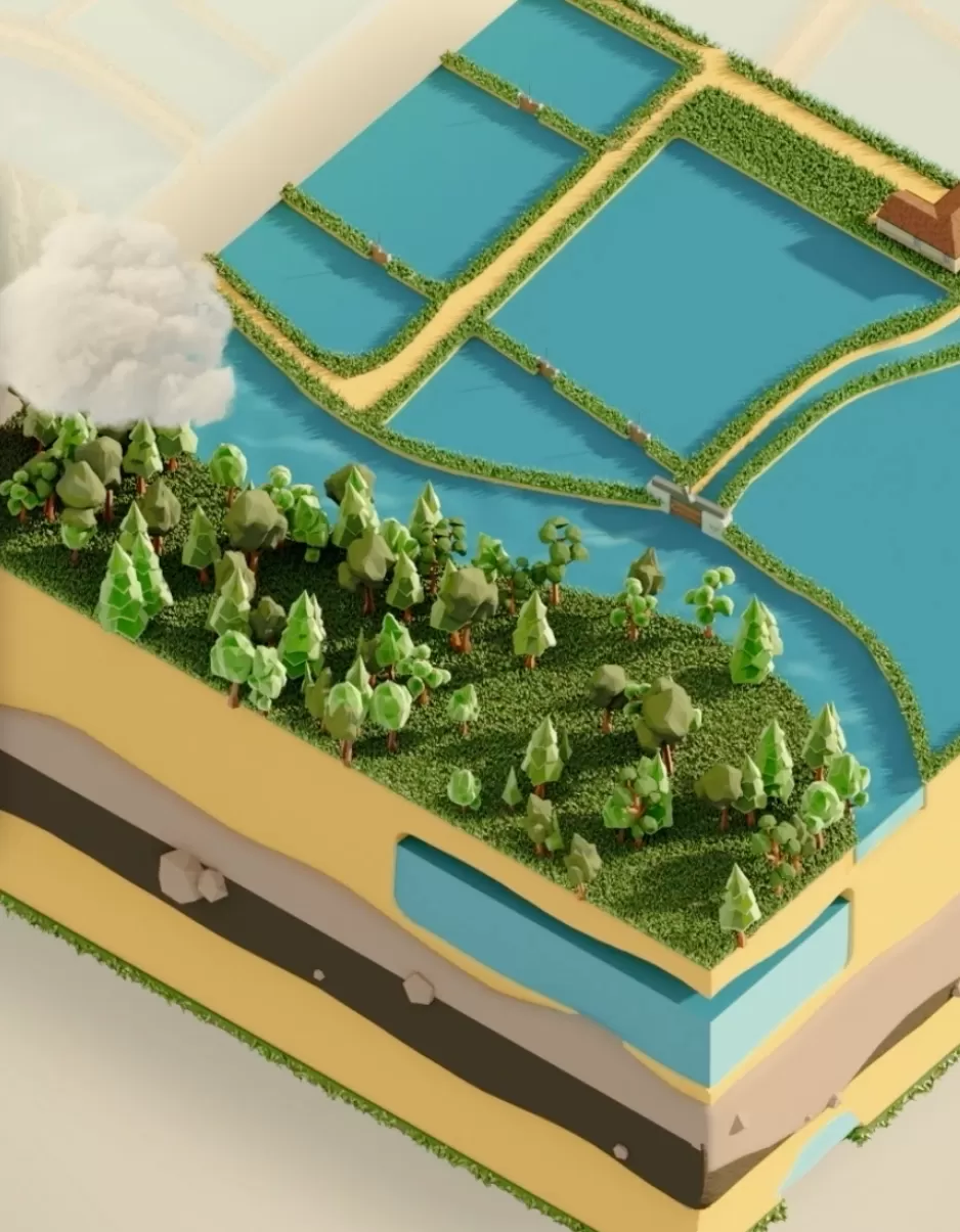 Ovest Sesia in 3D - Un viaggio digitale nel cuore della rete irrigua del vercellese.