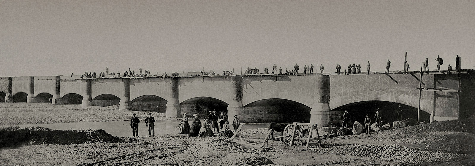 Il Canale Cavour dall'alto